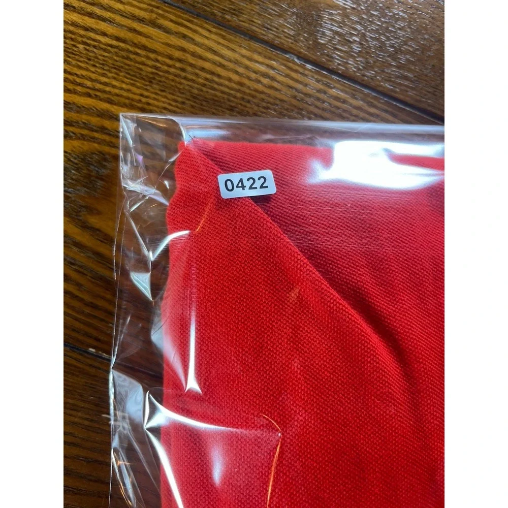 Polo Ralph Lauren Mens Polo Shirt Solid Orange Large Cotton Pony Short Sleeve